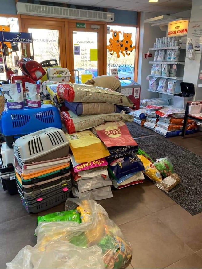 Maistas gyvūnams Vilnius-Kaunas