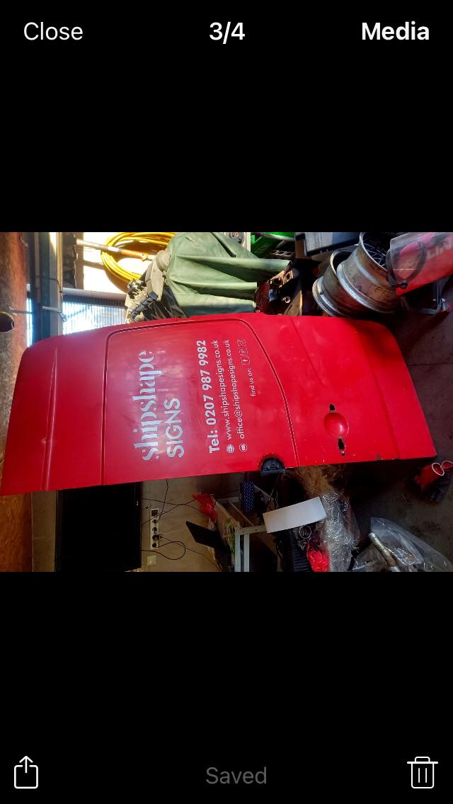 VW Crafter galinės durys